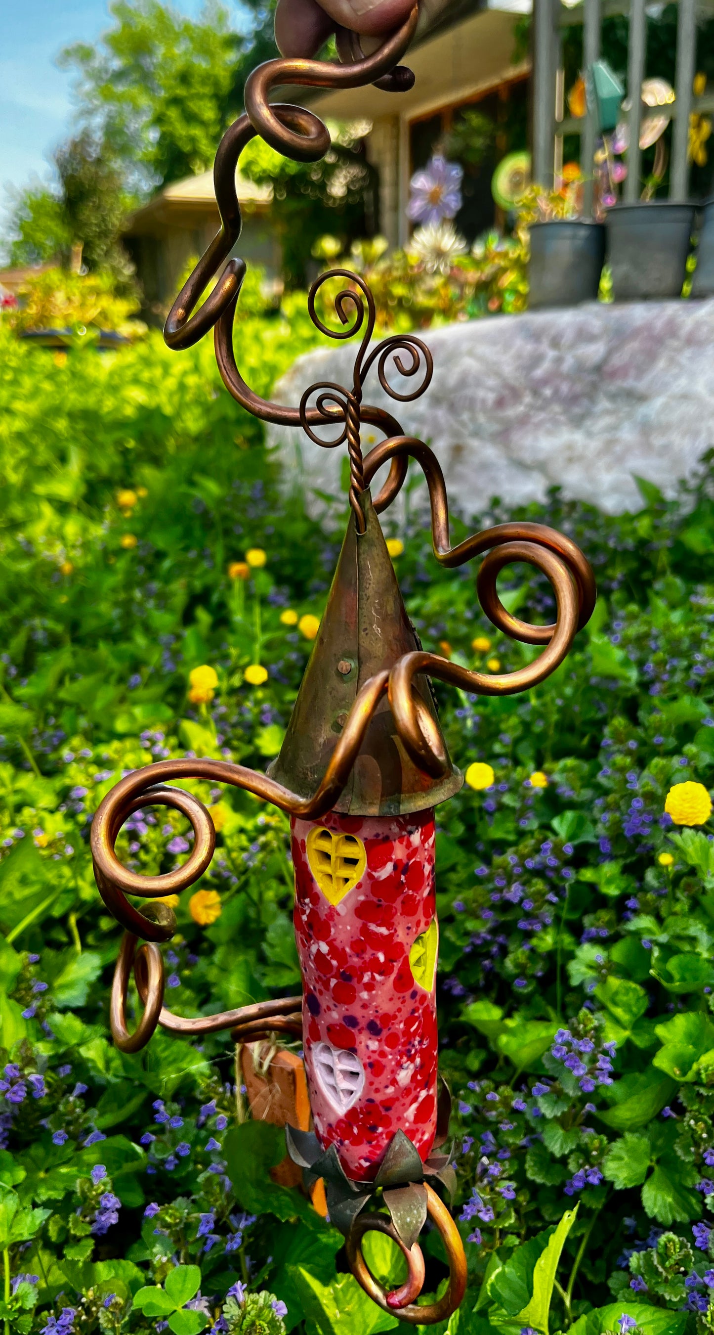 Berry Bell Tower on a Vine