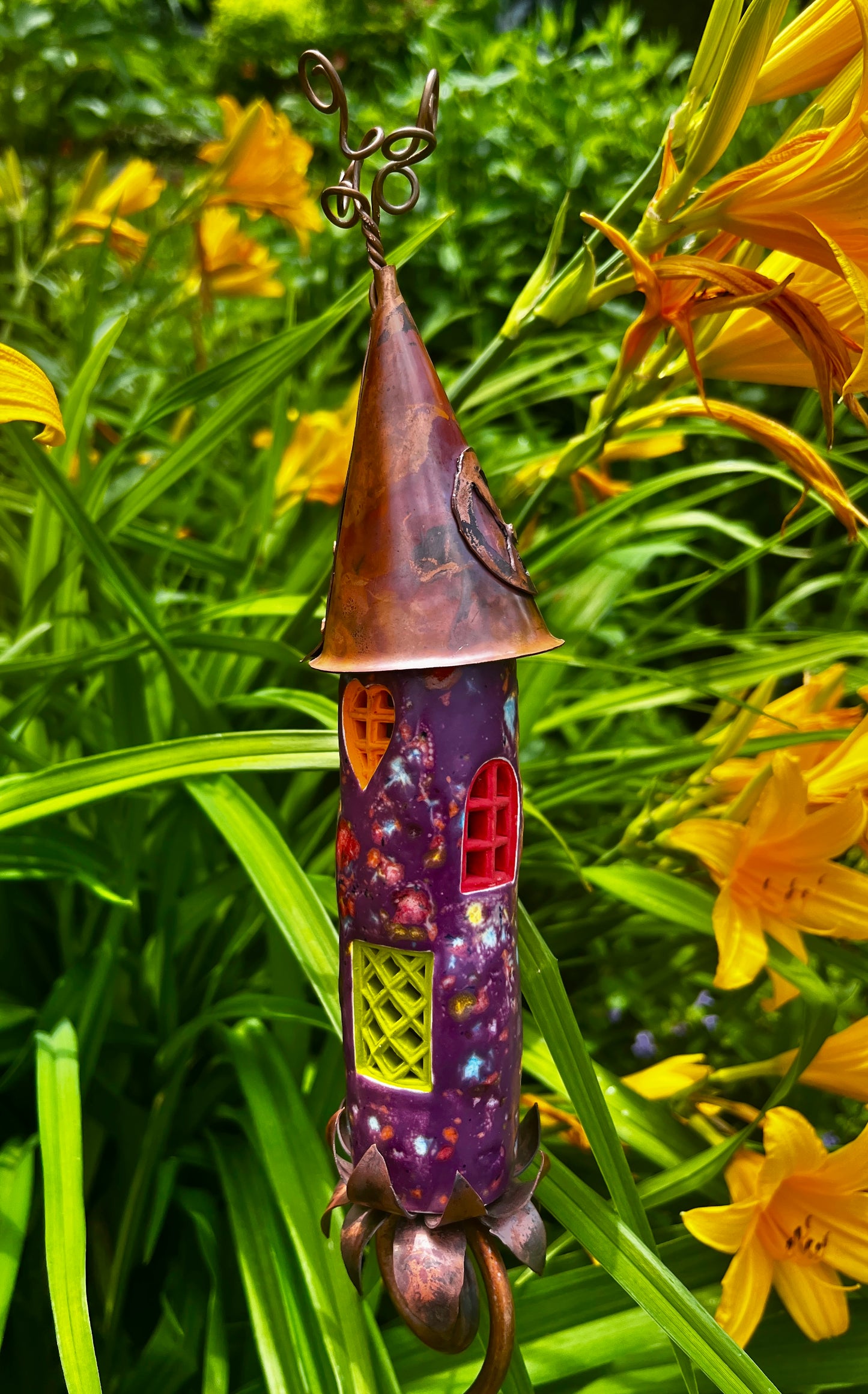 Purple Confetti Bell Tower