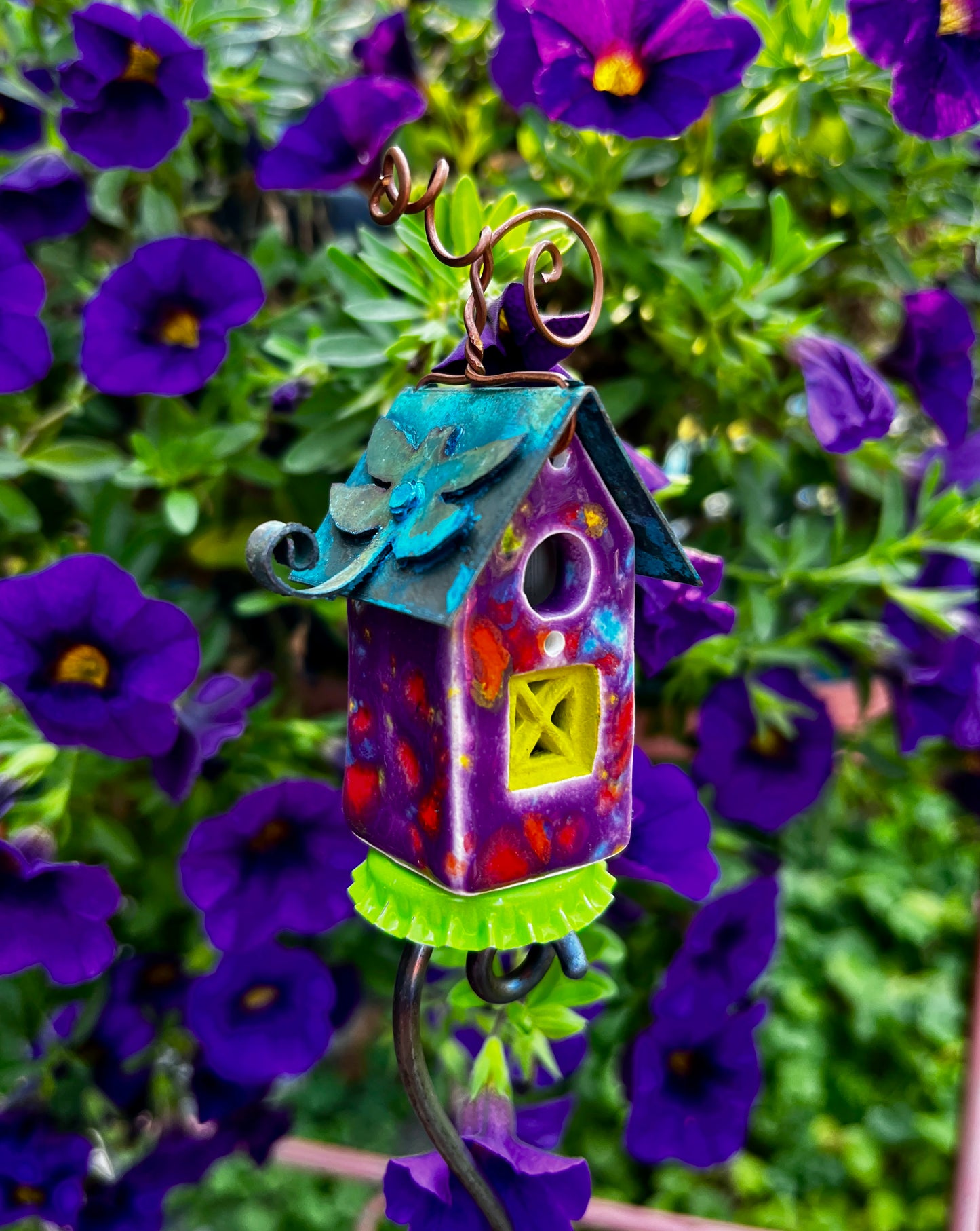 Purple Confetti Carton