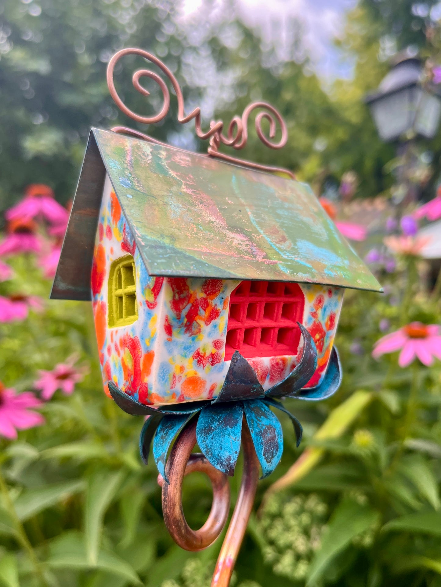 Jerry’s Colorful Confetti Cottage on a vine