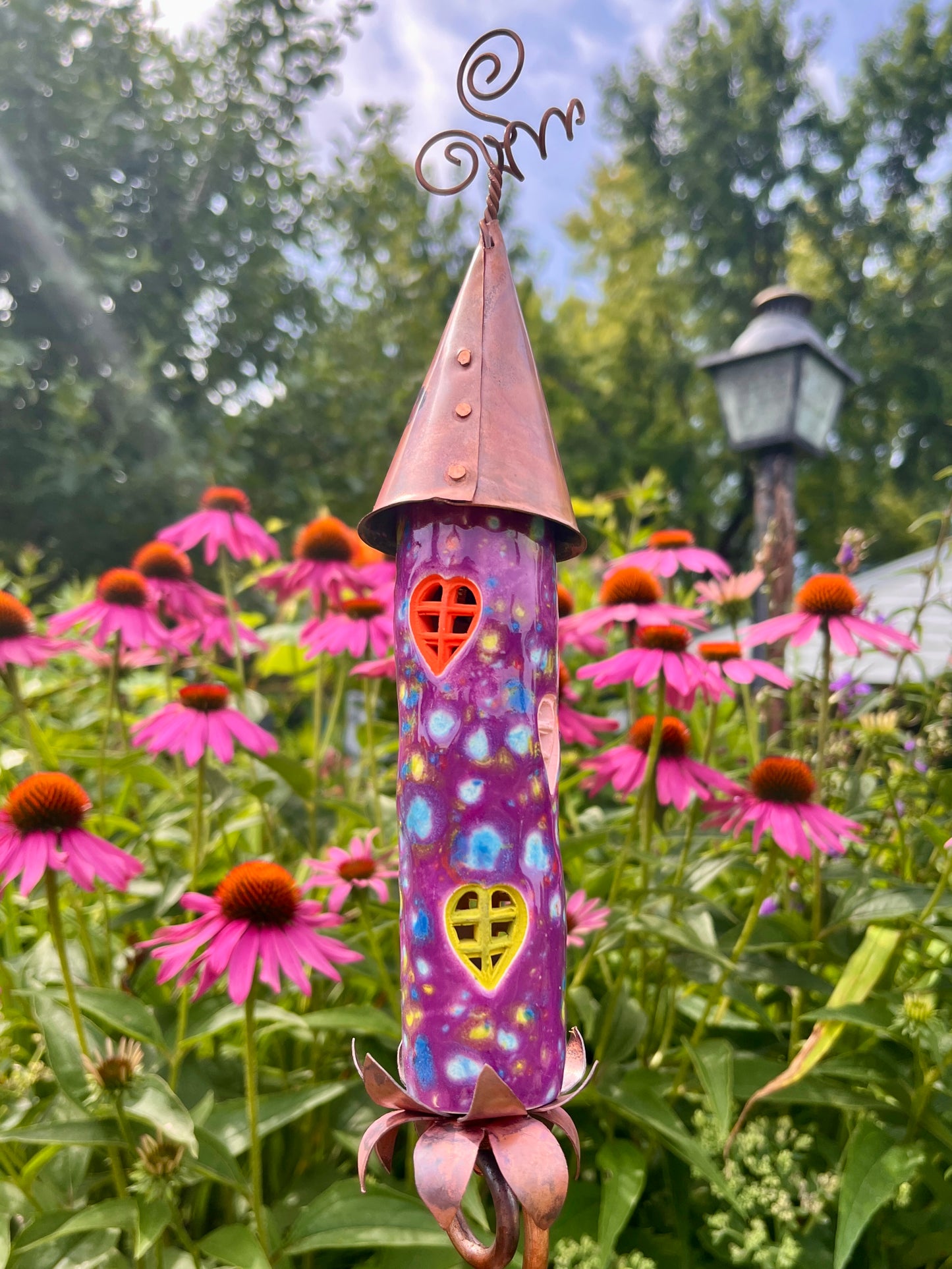 Purple Confetti Bell Tower