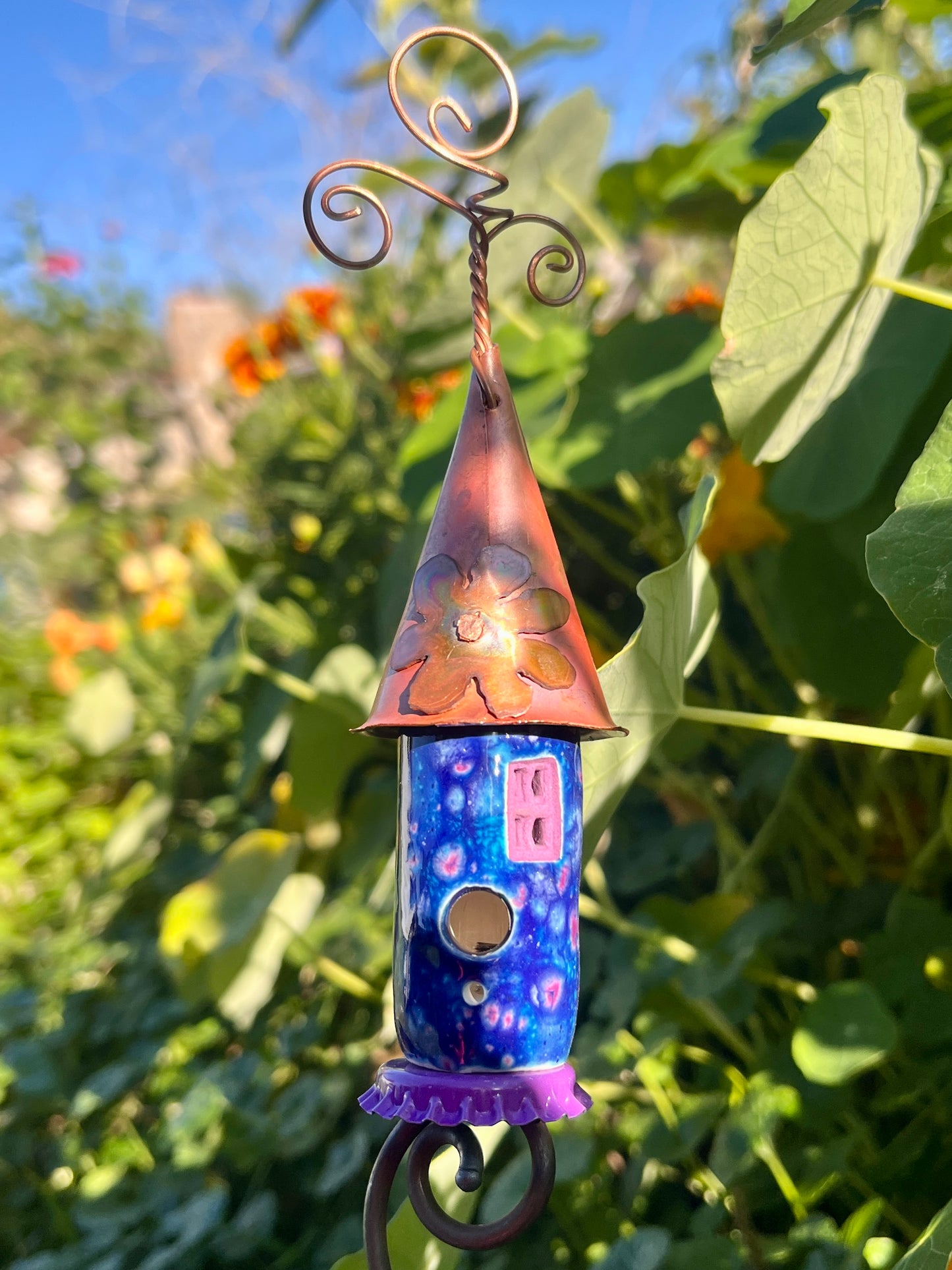 Cobalt and Purple Sprout