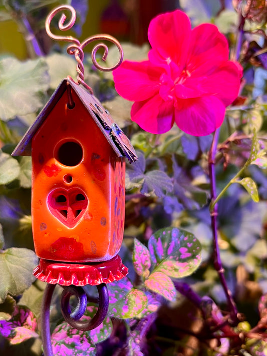 Orange Floral Carton