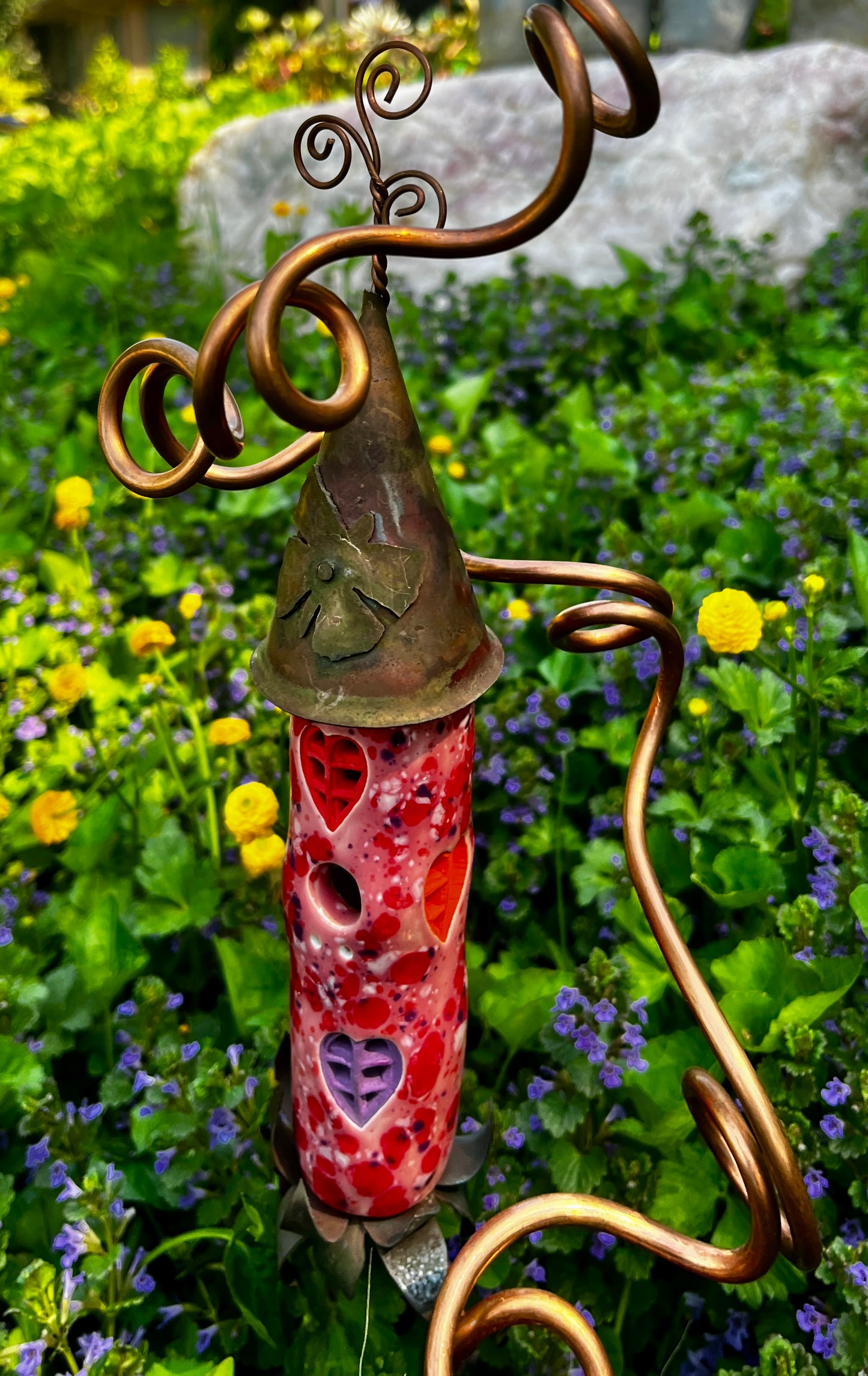 Berry Bell Tower on a Vine