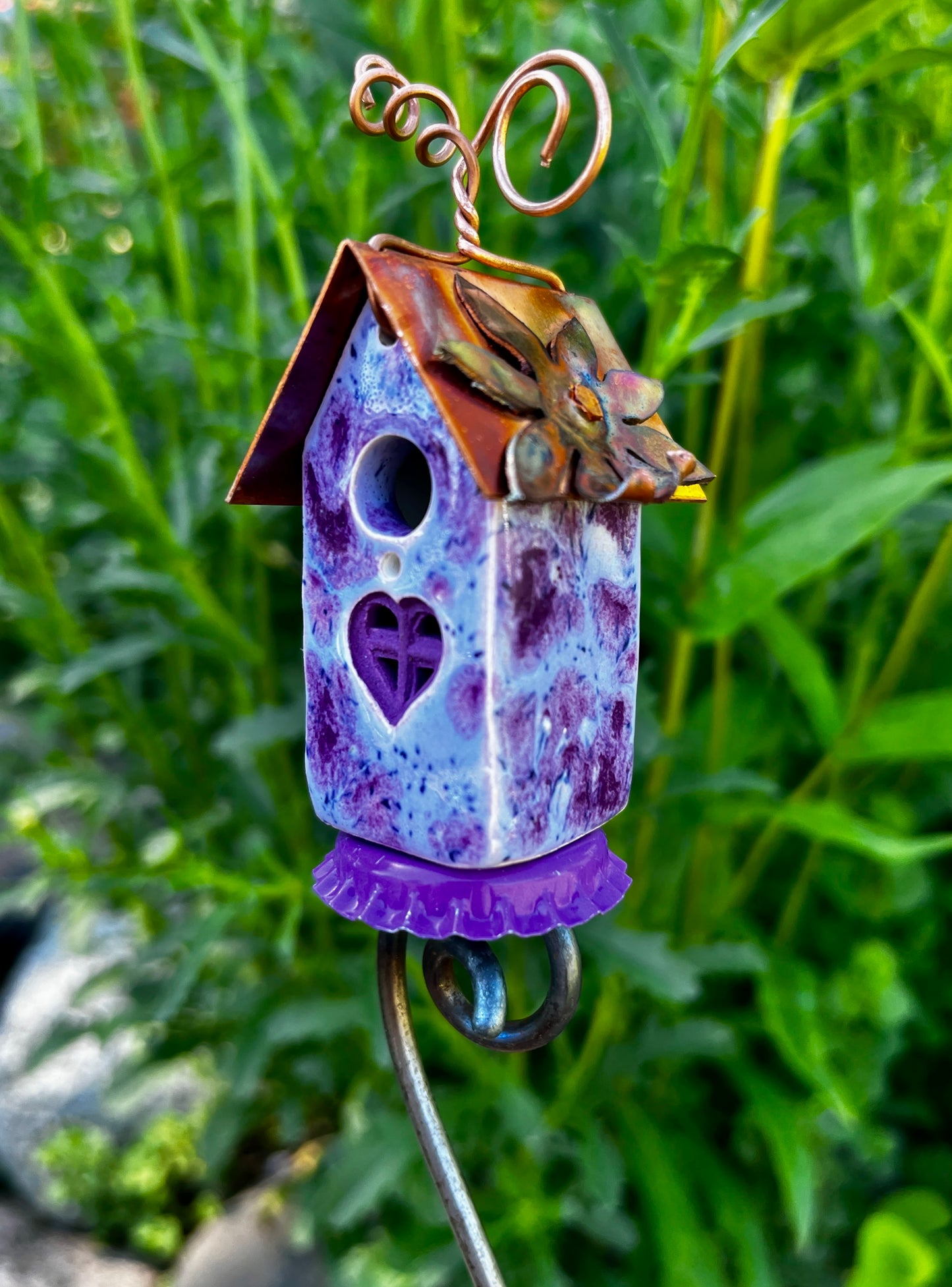 Purple Feather Carton