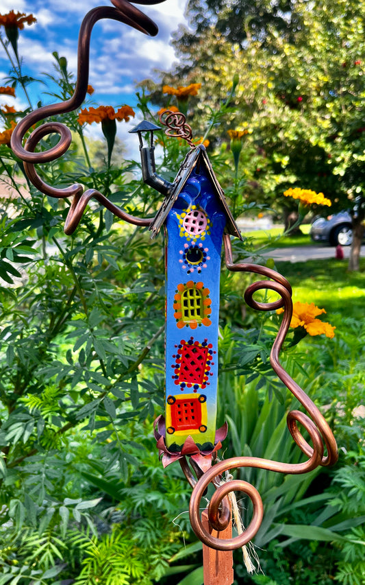 Five Story Handpainted Tower on a Vine
